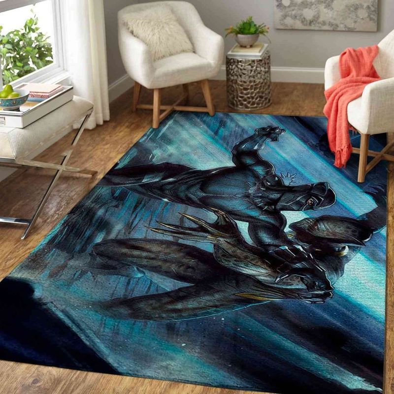 Black Panther Vs Erik Killmonger Teppich