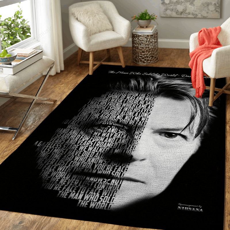 The Man Who Sold The World Music Art Teppich