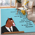Bojack Horseman Show Quote Teppich