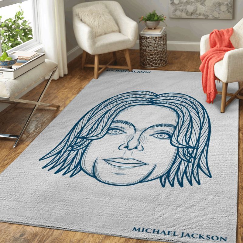 Michael Jackson Pop Music Art II Teppich