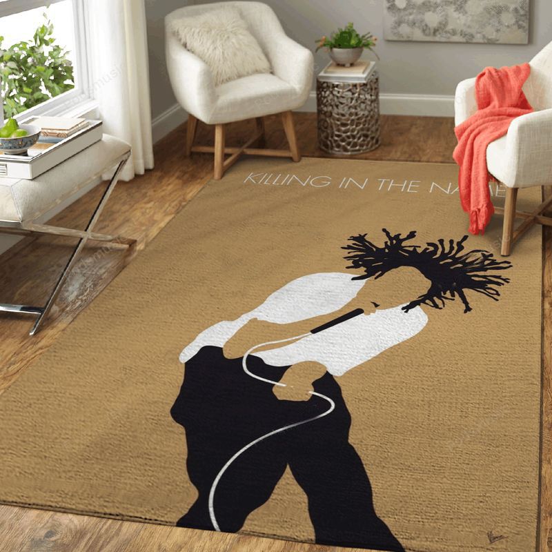 My Rage Against The Machine Minimal Music Po Minimal Music Artworks Art Teppich