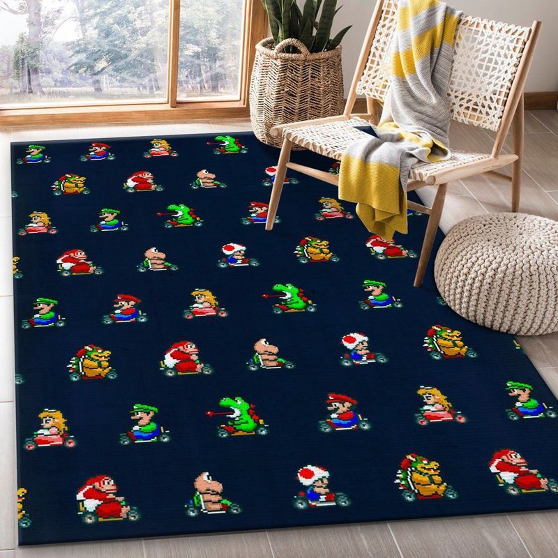 Mario Kart 10 Teppich
