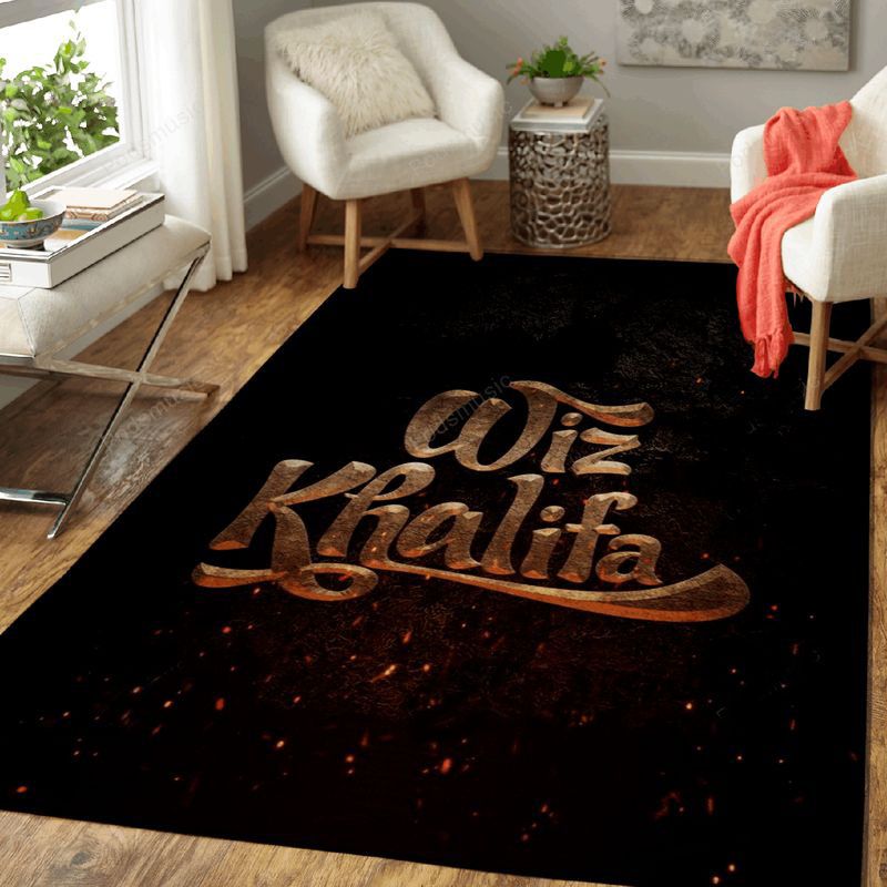 Wiz Khalifa Music Symbols Art Teppich