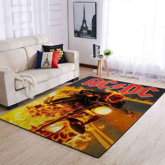 Ac Dc Hard Rock Band 6 Teppich