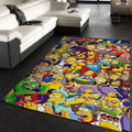 Simpsons Family Cartoon Movies Teppich