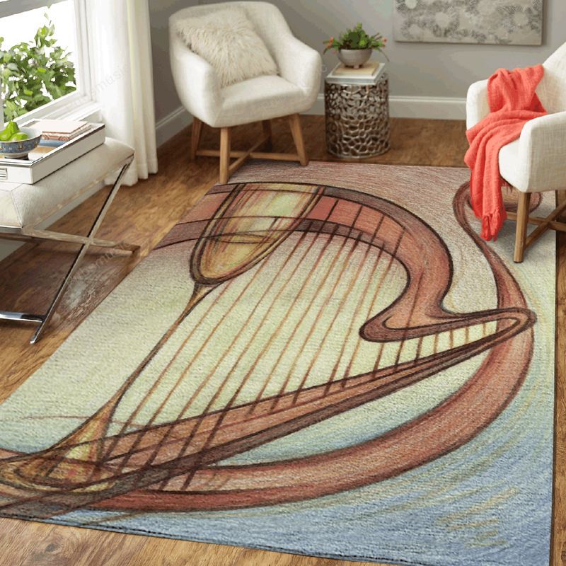 Music Passion Romance Passion For Music Art Teppich