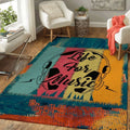 Life For Music Vintage Music Art Teppich