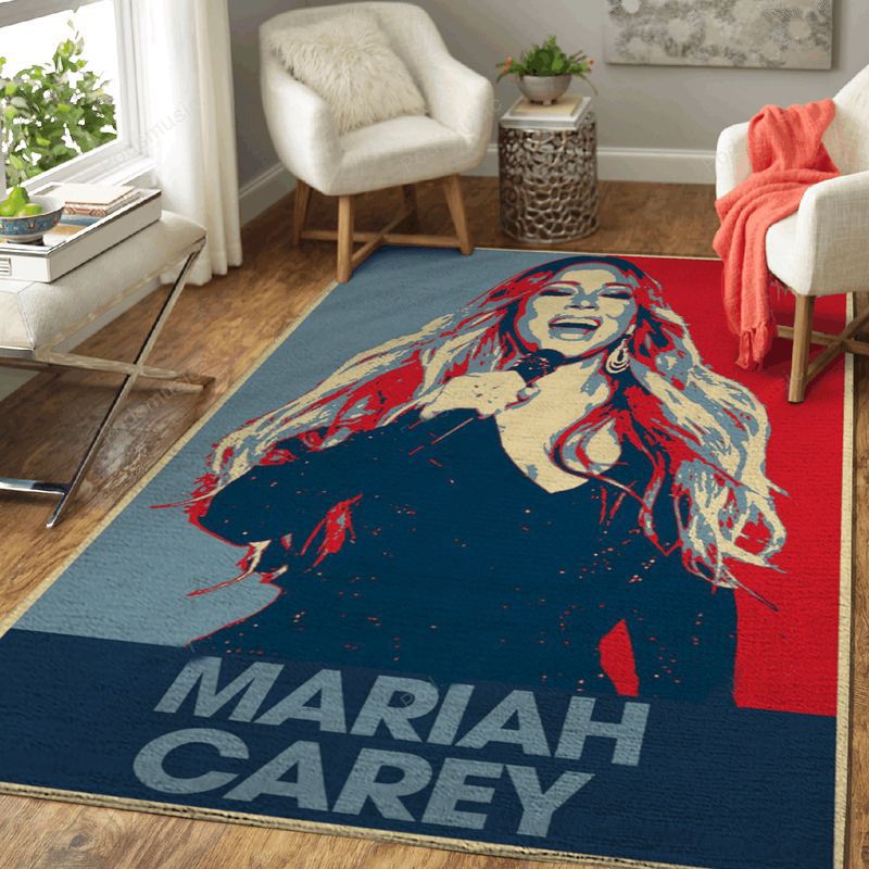Mariah Carey Pop Music Art Teppich