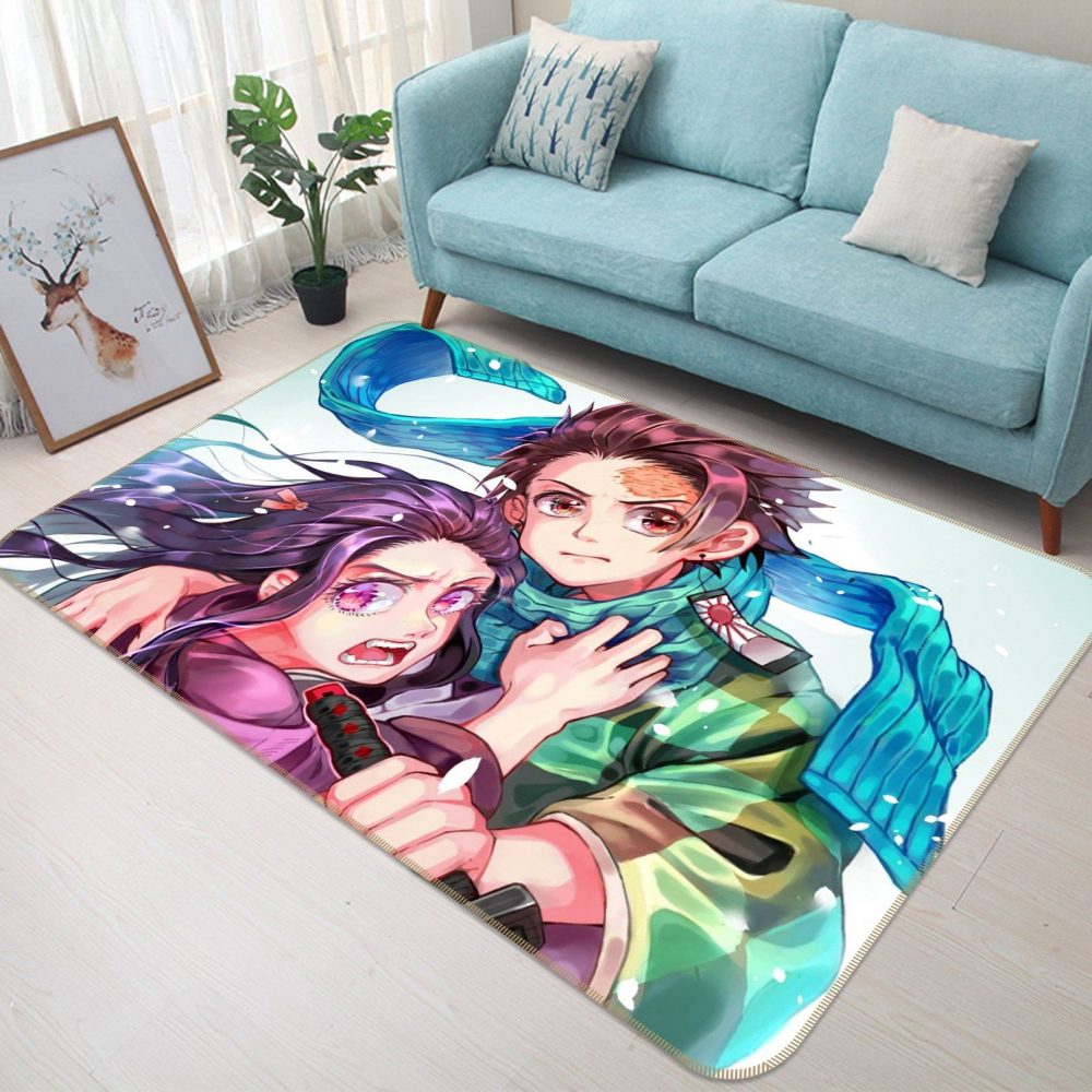 Kimetsu No Yaiba Anime 10 Teppich