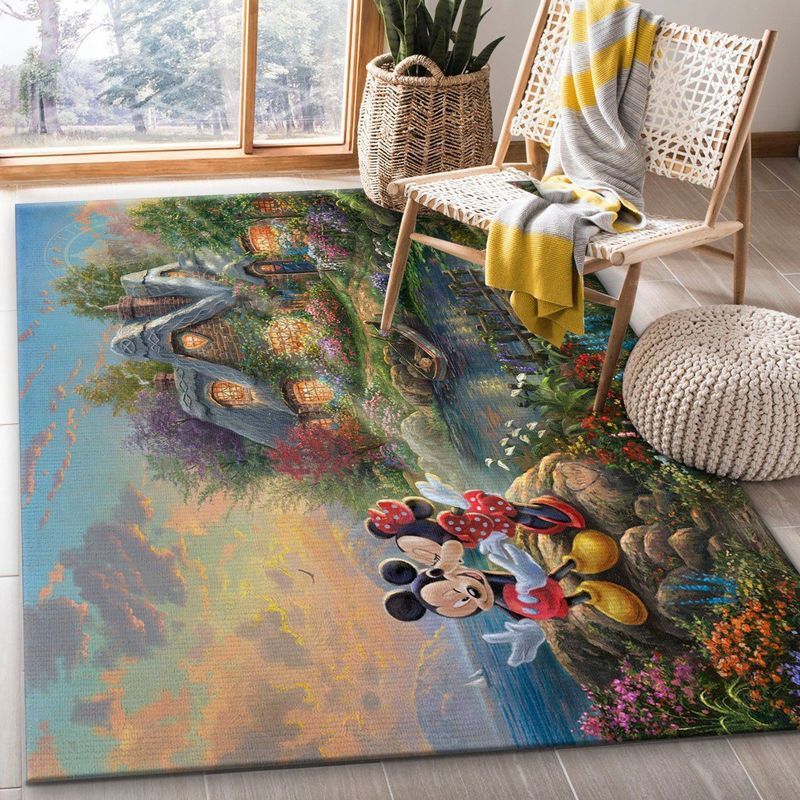 Mickey And Minnie Sweetheart Cove Teppich