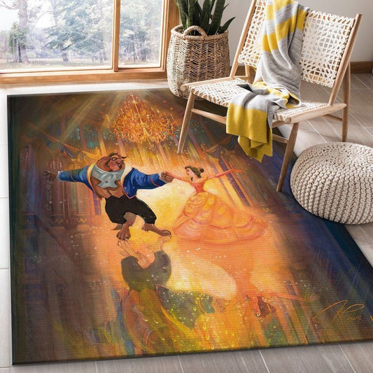Disney Beauty and The Beast Belle The Perfect Dance Teppich