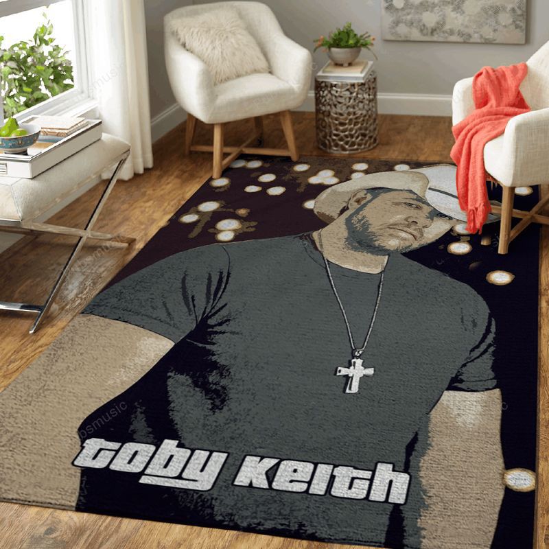 Toby Keith Country Music Art Teppich