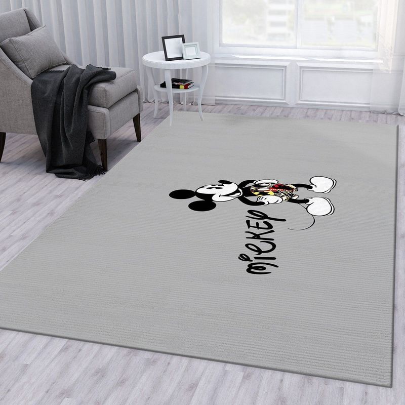 Illustration Mickey Mouse Minimalism Logo Cartoon Disney Teppich