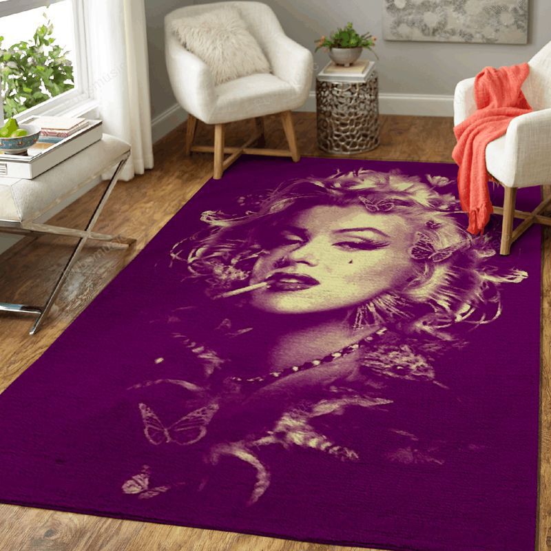 Marilyn Monroe Music Vintage Art Teppich