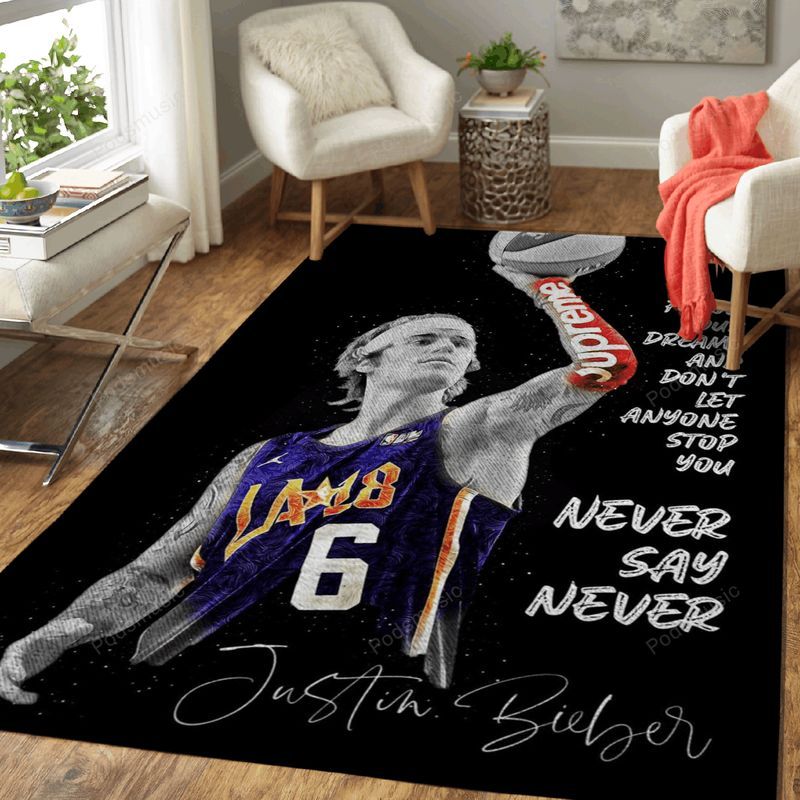 Justin Bieber Quote Wpap Music Wpap Art Teppich