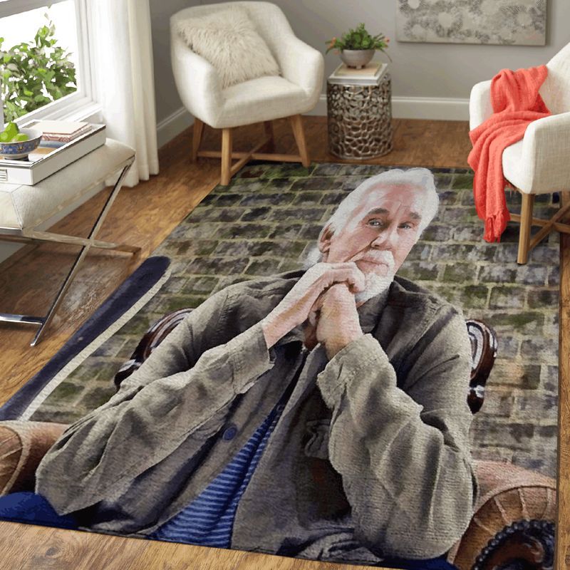Kenny Rogers The Gambler American Country Music Art Teppich