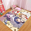 Yuruyuri Anime 4 Teppich
