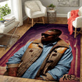 Nas Rap Music Art Teppich