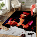 Jimi Hendrix Oldiest Music Legend Art Teppich