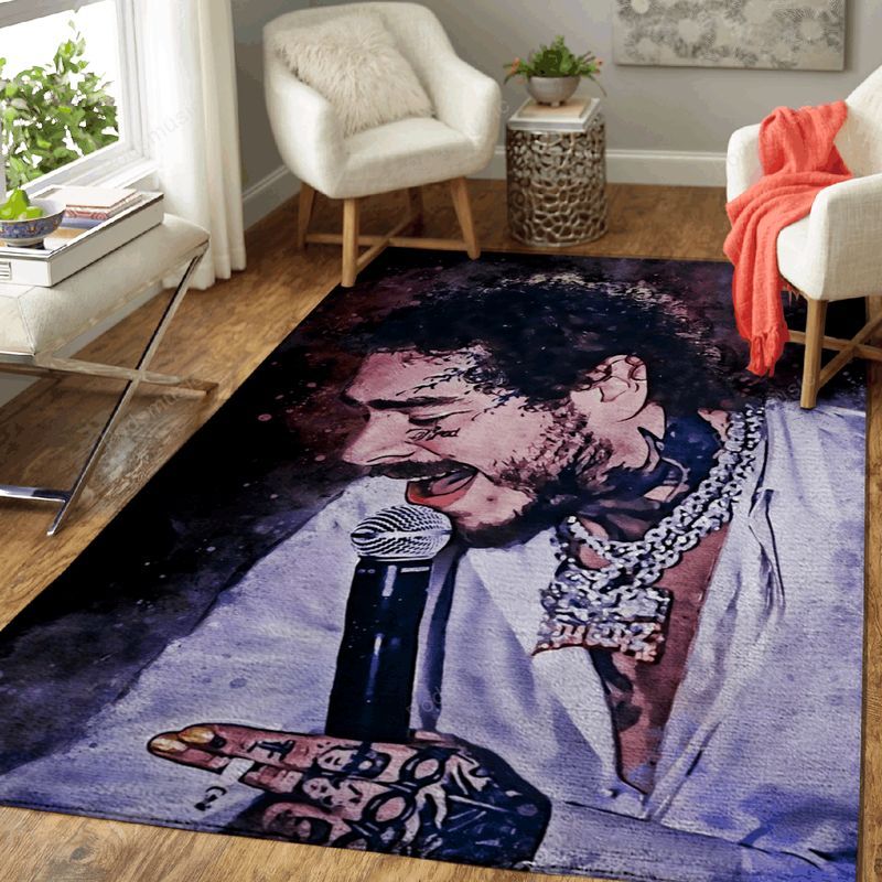 Post Malone Rapper Music World Art Teppich