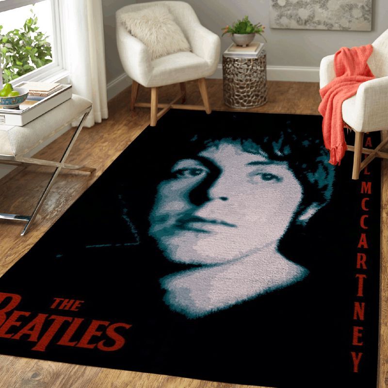 Paul Mccartney Beatles Band Music English Rock Band Popart Teppich