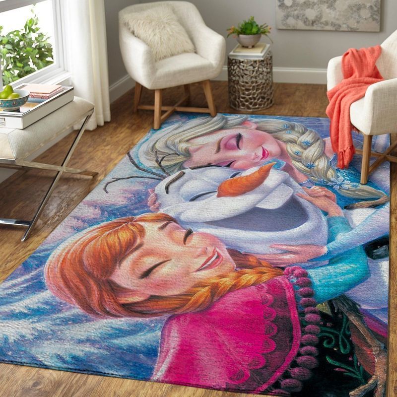 Frozen Elsa Anna 3 Teppich