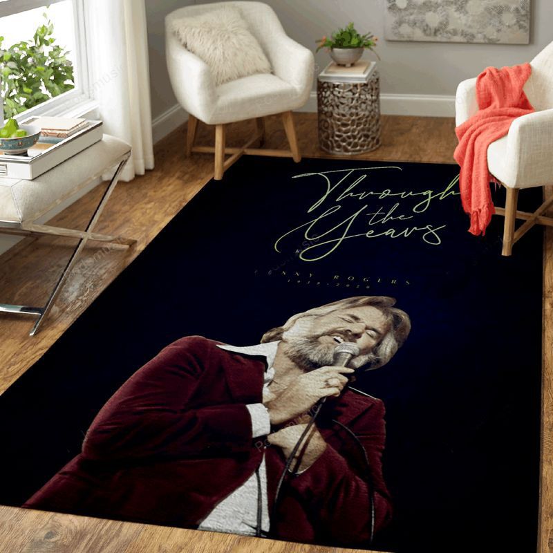 Music Kenny Rogers Music Art Teppich