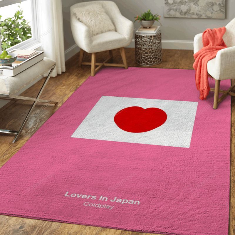 Lovers In Japan Music Art Teppich