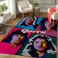 Queen Music Popart Art Teppich