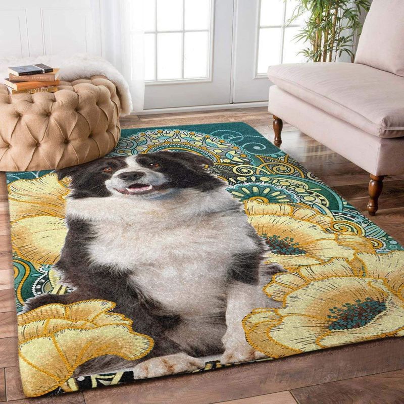 Border Collie Dog Teppich