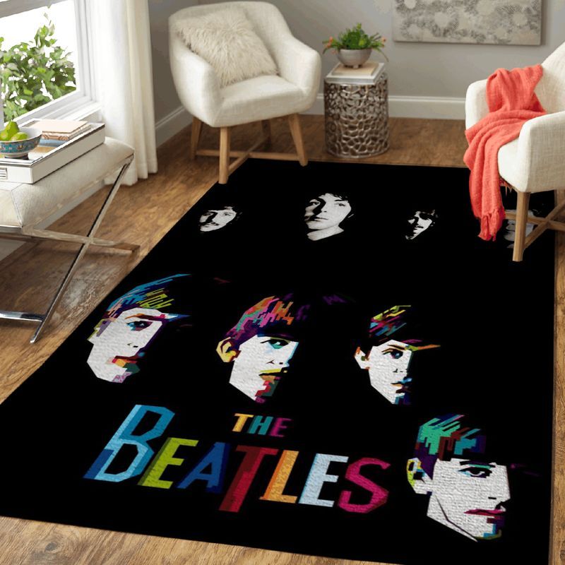 The Beatles Band English Rock Band The Beatles For Beatles Fans Teppich