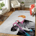 Eurythmics Watercolor Music Artworks Art Teppich