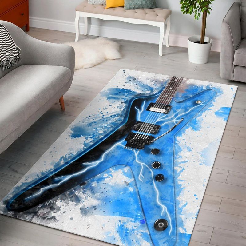Dimebag Darrell S Guitar Instrument Teppich