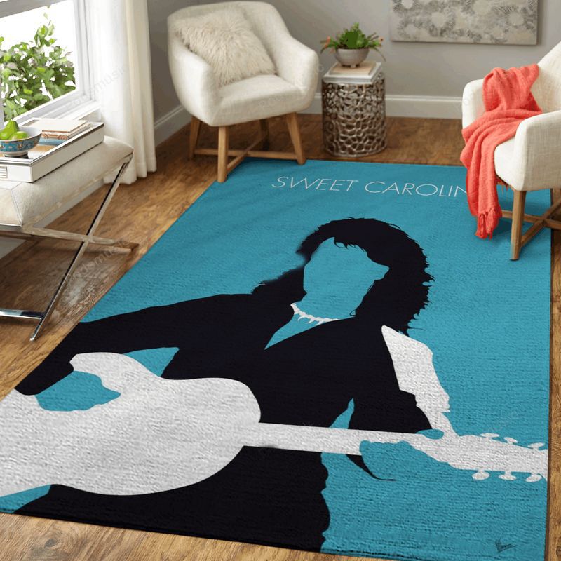 My Neil Diamond Minimal Music Artwork Minimal Music Artworks Art Teppich