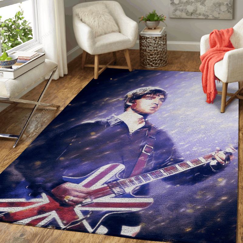 Noel Gallagher Oasis Compilation Music Art Teppich