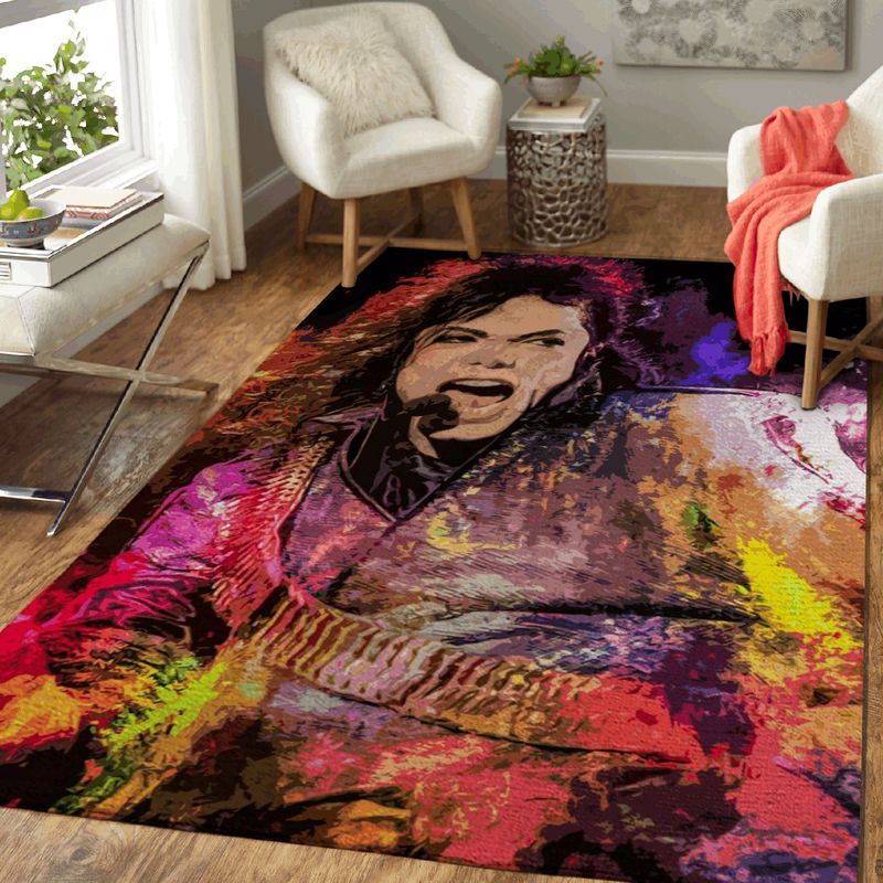 CMichael Joseph Jackson American Singer Art Teppich