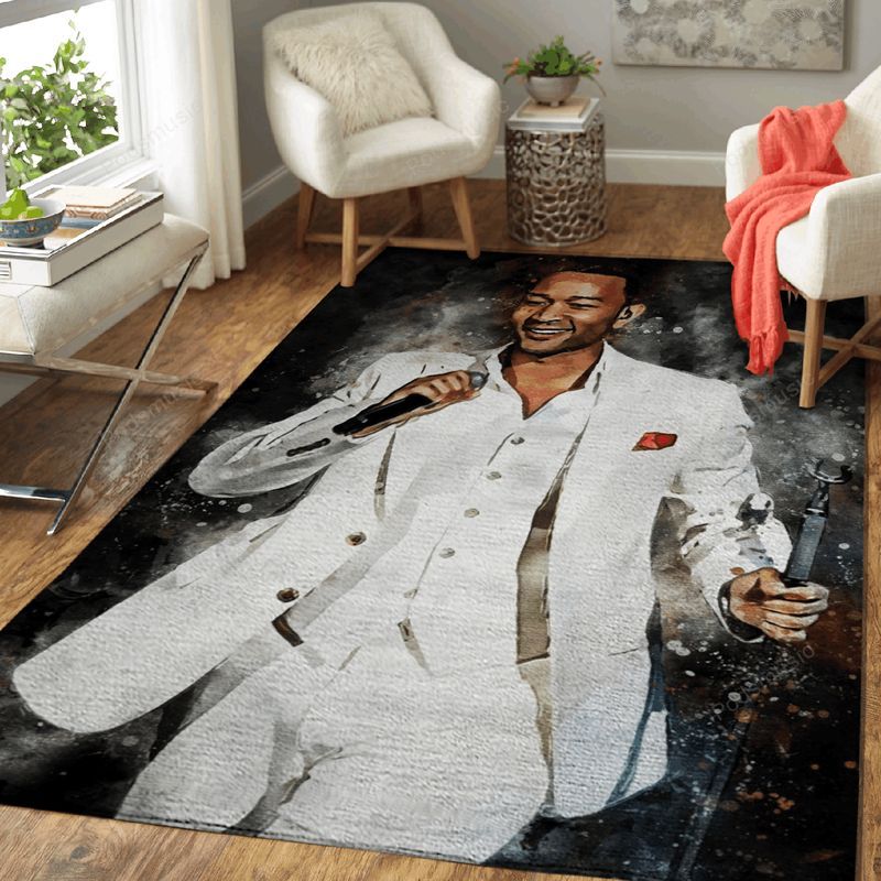 John Legend 3 Music Art Teppich