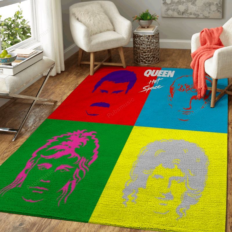Queen Hot Space Music Art Teppich