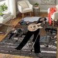 Lennon Rooftop Concert Music Legend Art Teppich