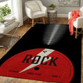 Rock Vinyl Music Art Teppich