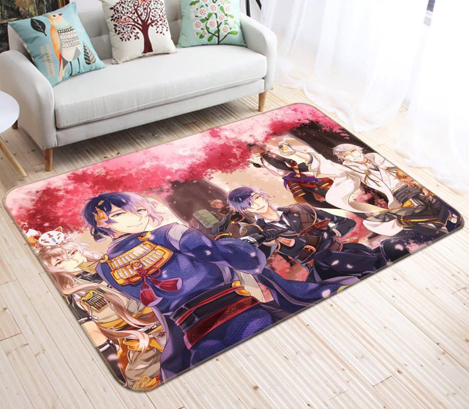 Touken Ranbu Anime 4 Teppich