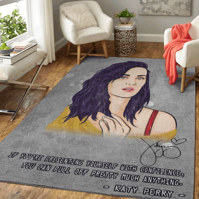 Katy Perry Artwork Pop Music Collection Art Teppich