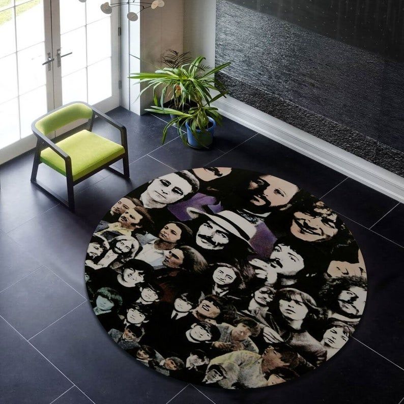 The Beatles 17 Round Teppich