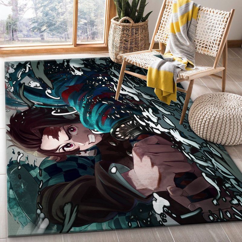 Kamado Tanjiro Demon Slayer Anime 2 Teppich