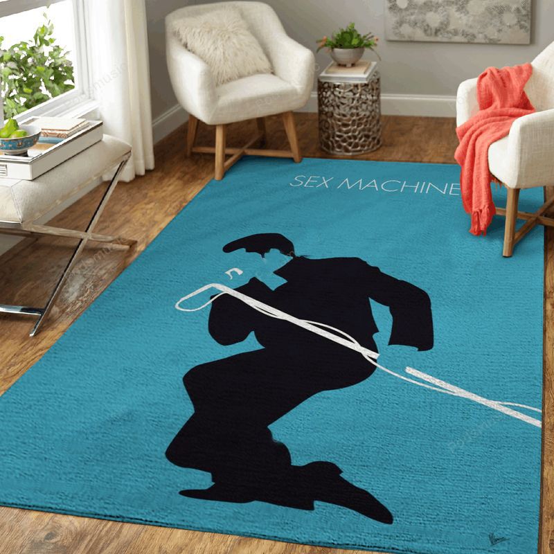 My James Brown Music Artwork Minimal Music Artworks Art Teppich