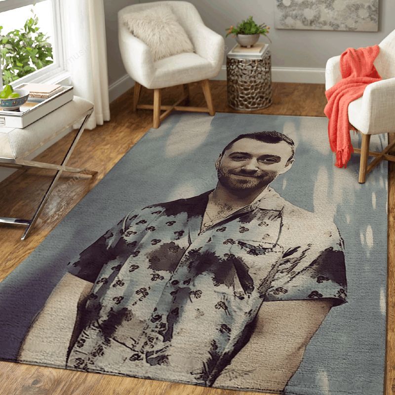 Sam Smith 17 Music Art Teppich