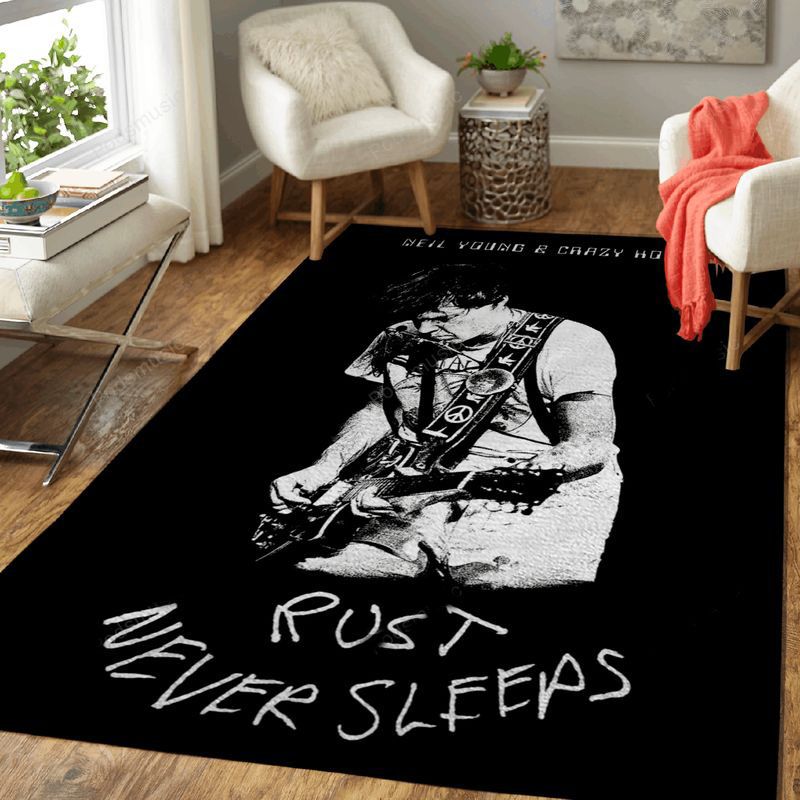 Neil Young Music Art Teppich 2