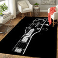 Bb King Lucille Guitars Music Art Teppich