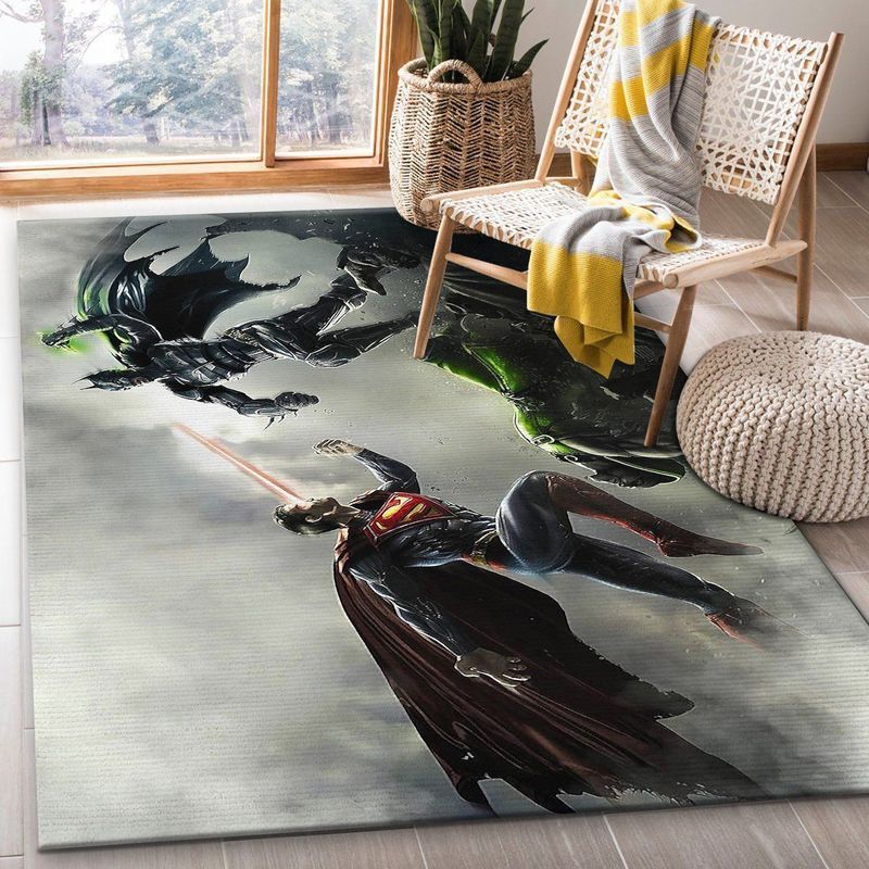 Batman And Superman 1 Teppich