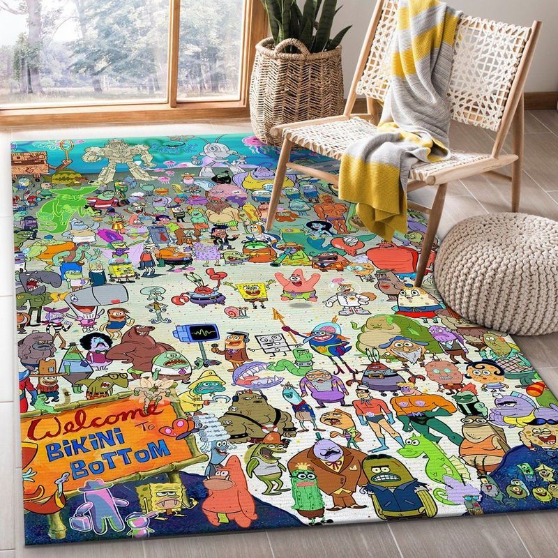 Spongebob Squarepants All Characters Teppich